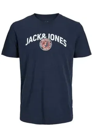 JACK & JONES T-Shirt JCOOUNCE JJ LOGO TEE (1-tlg) sehr weich, schnell trocknend blau 140