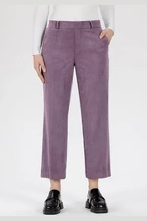 STEHMANN Culotte mit Bügelfalten lila 38
