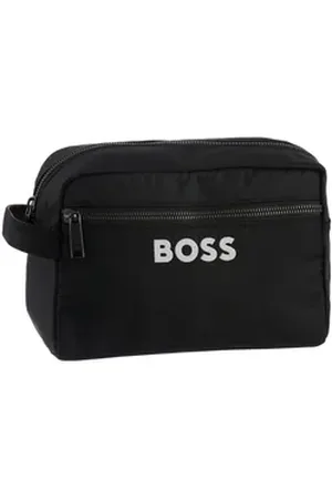 HUGO BOSS Kosmetiktasche Black Catch_3.0_Washbag, Beauty-Case Kulturbeutel schwarz