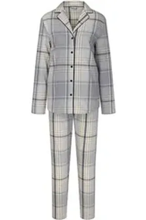 Triumph Pyjama Boyfriend PW X Checks blau 44