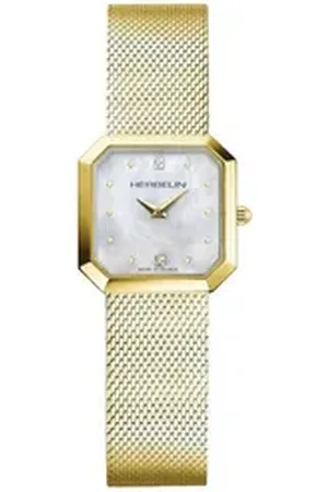 Michel Herbelin Quarzuhr Damenarmbanduhr Octogone 17426/BP59 Edelstahl vergolde, (1-tlg)