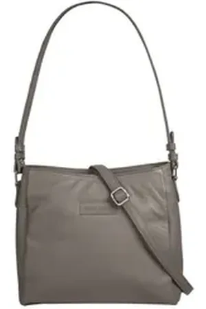 Bruno Banani Shopper, echt Leder grau