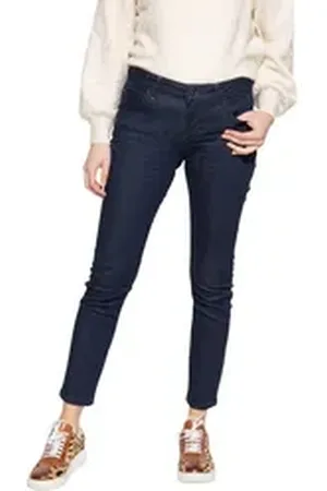 ATT Slim-fit-Jeans Leoni (1-tlg) Mid Waist blau 42
