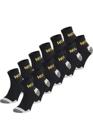 Ladeheid Socken 6er 12er Pack Arbeitssocken AT009 grau 43-46