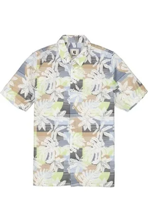 Garcia Kurzarmhemd Allover Palmenblattprint bunt 128/134
