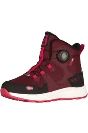 TROLLKIDS KIDS BERGEN WINTER MID CUT Winterstiefel wasserdicht, fitgo Schnellschnürsystem, reflektierende Details rosa 39 EU