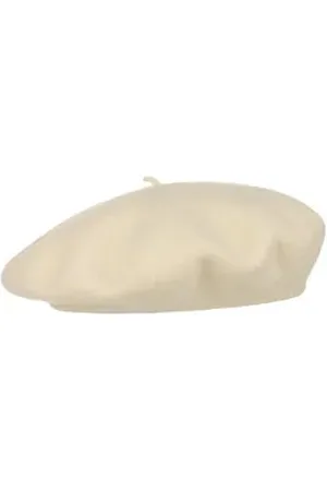 Barascon Baskenmütze (1-St) Wollbaske, Made in the EU weiß