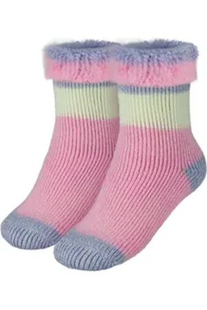 Black Snake Thermosocken Flauschige Kinder Kuschelsocken mit TOG-Wert 2.3 (1-Paar) lila|rosa OneSize 9-12 Jahre