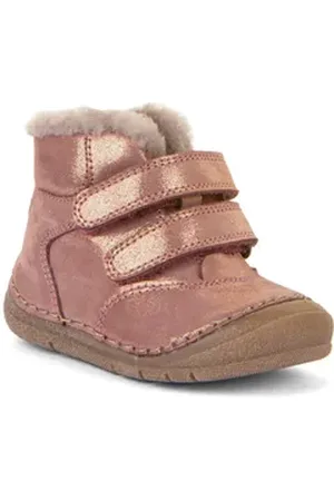 Froddo ® PAIX UP WINTER Winterstiefel, Klettstiefel, Babystiefel, Lauflernschuh mit Lammfell rosa 26 EU