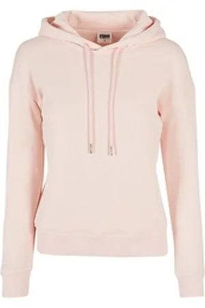 Urban classics Kapuzenpullover Damen Ladies Organic Hoody (1-tlg) rosa 4XL