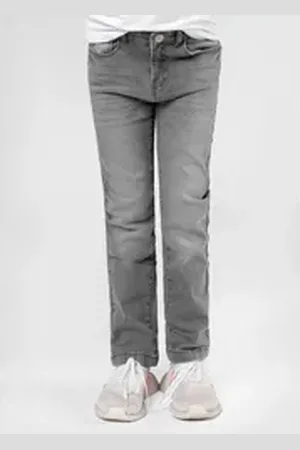 Staccato Regular-fit-Jeans EMMA Regular Fit grau 116