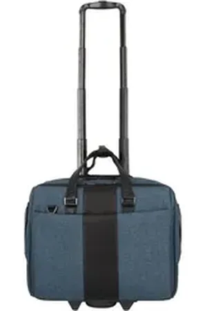 Dermata Business-Trolley, 2 Rollen, Canvas blau