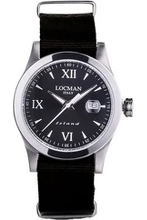 Locman Italy Quarzuhr schwarz