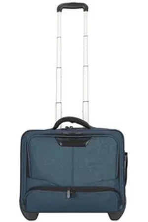Dermata Business-Trolley, 2 Rollen, Canvas blau