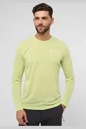 Jack Wolfskin Langarmshirt VONNAN LS T M grün L (52)