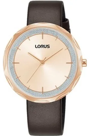 Lorus Quarzuhr RG246WX9, Armbanduhr, Damenuhr, Lederarmband braun