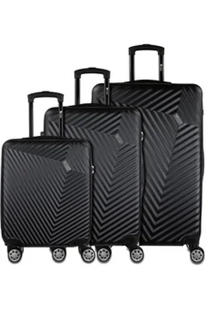 Mano Trolleyset Don Carlo, 4 Rollen, (Set, 3 tlg) schwarz