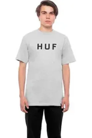 Huf T-Shirt OG Logo - grey heather grau S