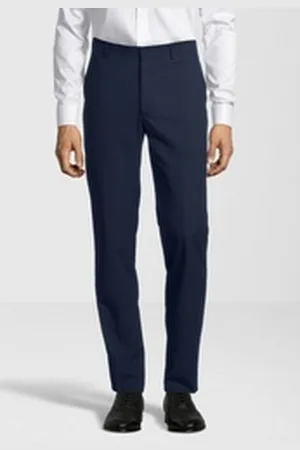 Steffen Klein SteffenKlein Anzughose Slim Fit (1-tlg) blau 52