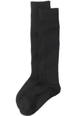 hessnatur Socken im 2er-Pack aus Bio-Merinowolle mit Bio-Baumwolle (2-Paar) schwarz 43-46