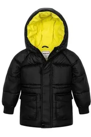Minoti Winterjacke Pufferjacke mit Kapuze (3m-3y) schwarz 62-68cm
