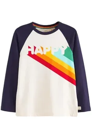 Little Bird Langarmshirt buntes Langarmshirt (1-tlg) blau 104-110 (4-5 J.)