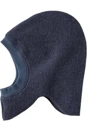 hessnatur Fleecemütze aus reiner Bio-Baumwolle (1-St) blau 45-47 cm Kopfumfang