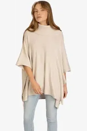 Kraimod Strickjacke mit Rollkragen beige|braun 44