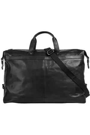 Bodenschatz Reisetasche, echt Leder schwarz
