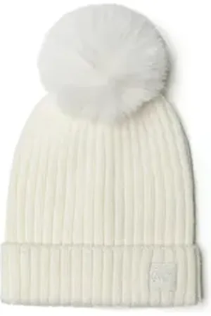 Minoti Bommelmütze Mütze mit Kunstfell-Bommel (0-24m) weiß 50cm