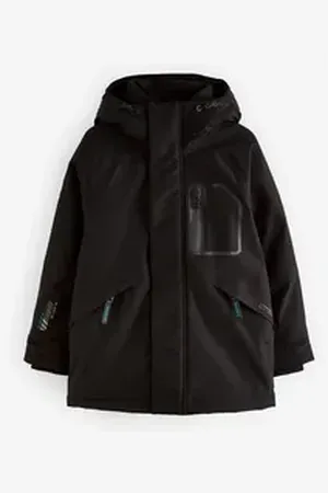 Next Regenjacke Schwere wasserdichte Jacke (1-St) schwarz 140 (10 J.)