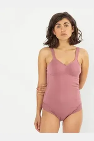 Erlich Textil Body MAGDALENA (1-tlg) rosa 75D
