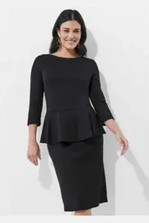 ALBA MODA Etuikleid Kleid schwarz 36