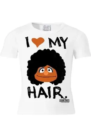 LOGOSHIRT T-Shirt I Love My Hair mit tollem Frontprint rosa 92/98