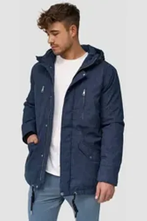 Jeff Winterjacke Anders blau L