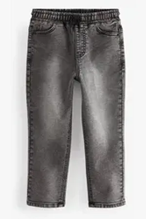 Next Loose-fit-Jeans Jersey-Jeans im Loose Fit (1-tlg) grau 146 (11 J.)
