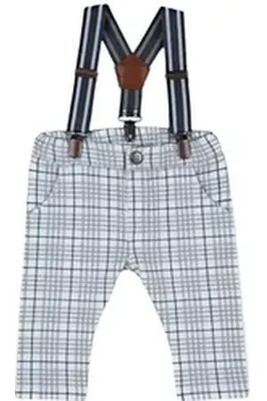 chicco Chinos Hosen mit Träger (2-tlg) der Bund ist in der Weite verstellbar beige|braun 80
