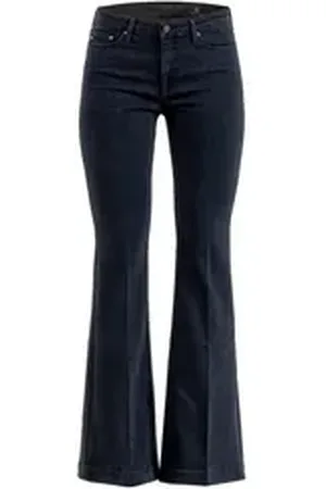 Adriano Goldschmied Schlagjeans Flared-Jeans TROPEA Mid Waist schwarz 25