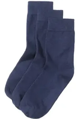 hessnatur Socken im 3er- Pack aus Bio-Baumwolle (3-Paar) blau 39-42