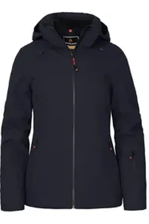 Bergson Regenjacke RANUA Damen Skijacke & Winterjacke, wattiert, recycelt, 20000 mm Wassersäul blau 48