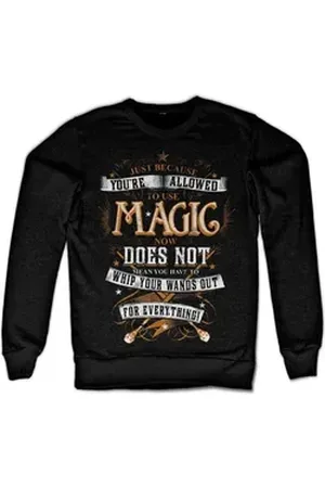Harry Potter Rundhalspullover schwarz L