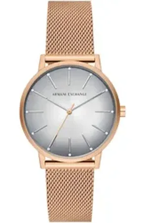 Giorgio Armani ARMANI EXCHANGE Quarzuhr AX5617, Armbanduhr, Damenuhr, analog, Edelstahlarmband goldfarben