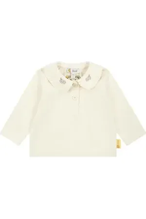 Steiff Poloshirt Poloshirt langarm Bohemian grau 74