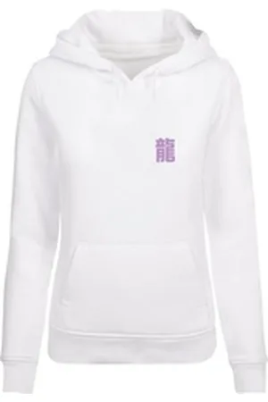 miss tee MisterTee Kapuzensweatshirt MisterTee Damen Ladies Glory Dragon V2 Hoody (1-tlg) weiß XL