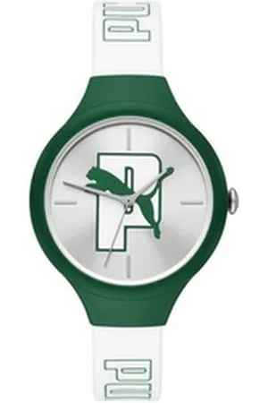 PUMA Quarzuhr CONTOUR, P1078, Armbanduhr, Damenuhr, analog weiß