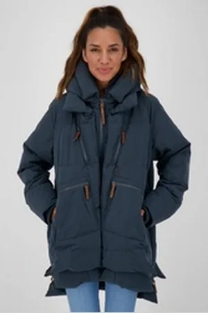 alife kickin Winterjacke JuanitaAK Steppjacke Winterjacke Pufferjacket blau L