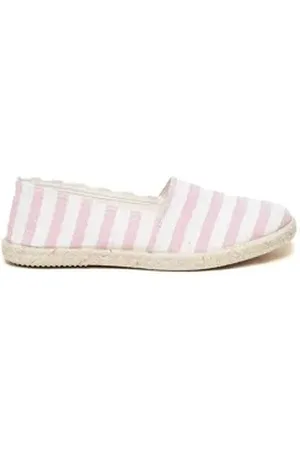 Gottstein Camping Linen Espadrille (1-tlg) Espadrilles - Mit Kautschuksohle, Aus recyceltem Leinenstoff rosa 42 EU