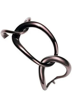DKNY Armband Damen, aus Edelstahl, braun, Karabiner, 16,5cm lang braun