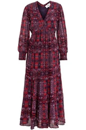 Bash Maxikleid Maxikleid DARYL aus Viskose rot 36