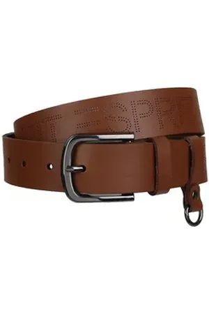 ESPRIT Ledergürtel brauner Damen Leder Gürtel mit Dornschließe 070EA1S302-225 80 cm